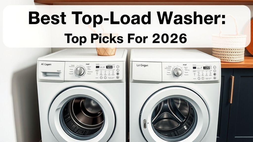 Best Top Load Washer: Top Picks For 2026