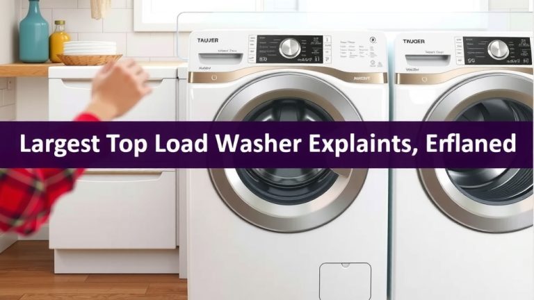 Largest Top Load Washer Capacity Explained