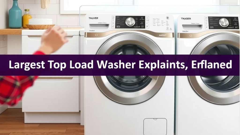 Largest Top Load Washer Capacity Explained