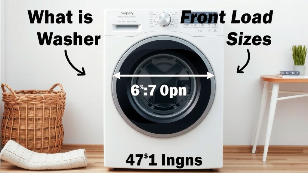 Understanding Front Load Washer Dimensions for Your Home