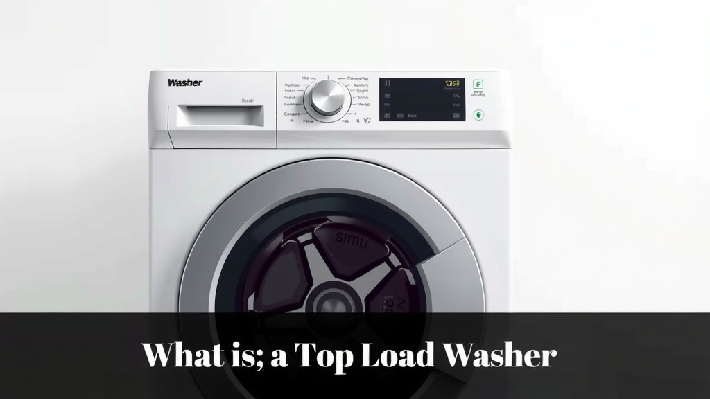 What is a Top Load Washer? Your Complete Guide