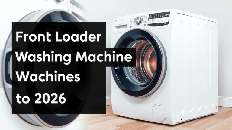 Top Front Loader Washing Machine Picks for 2026