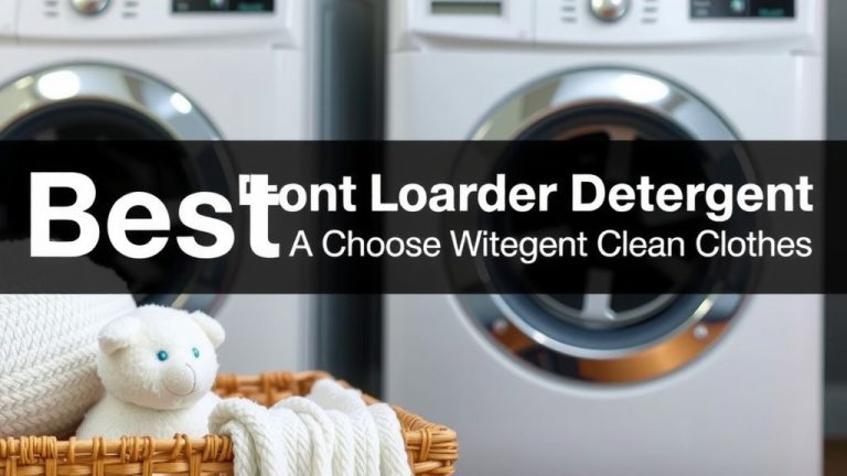 Best Front Loader Detergent: Choose Wisely for Clean Clothes