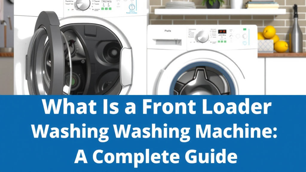 What Is a Front Loader Washing Machine: A Complete Guide