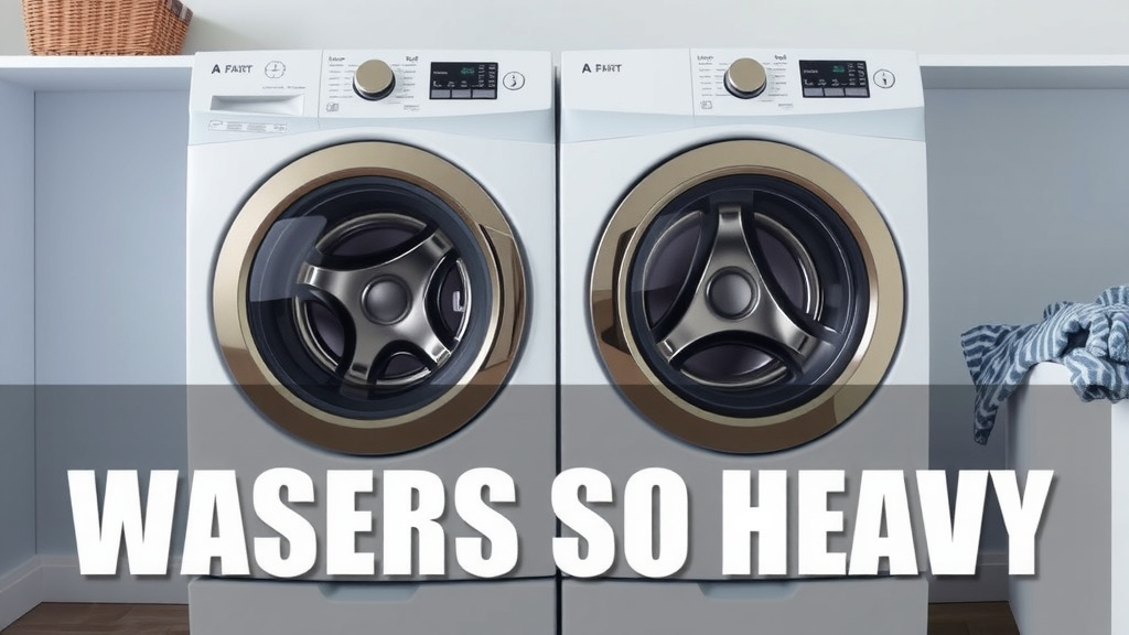 Why Front Load Washers Are So Heavy