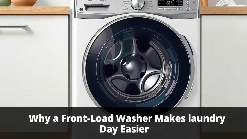 Why a Front-Load Washer Makes Laundry Day Easier