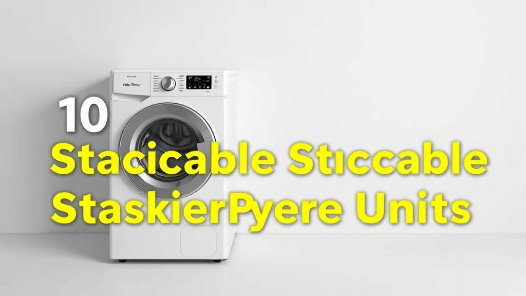 10 Best High Capacity Stackable Washer Dryer Units