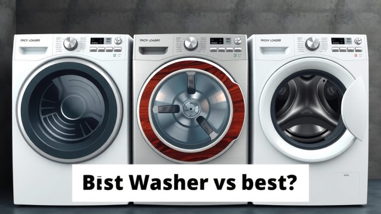 Agitator vs Impeller vs Front Loader: Which Washer is Best