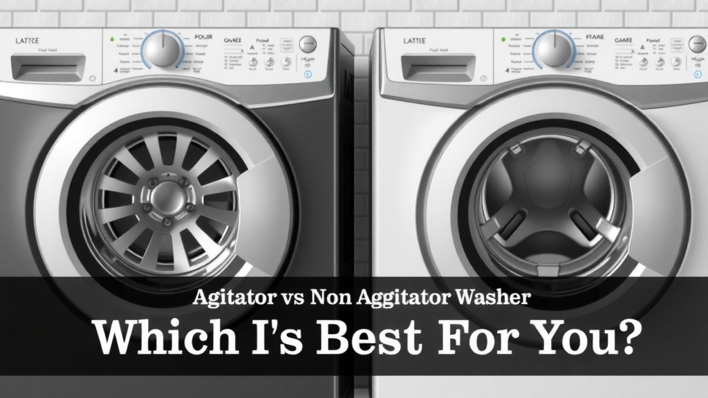 Agitator vs Non Agitator Washer: Which is Best for You