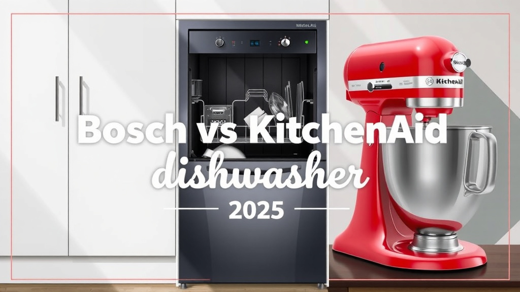 Bosch vs KitchenAid Dishwasher: 2025 Buyer's Guide