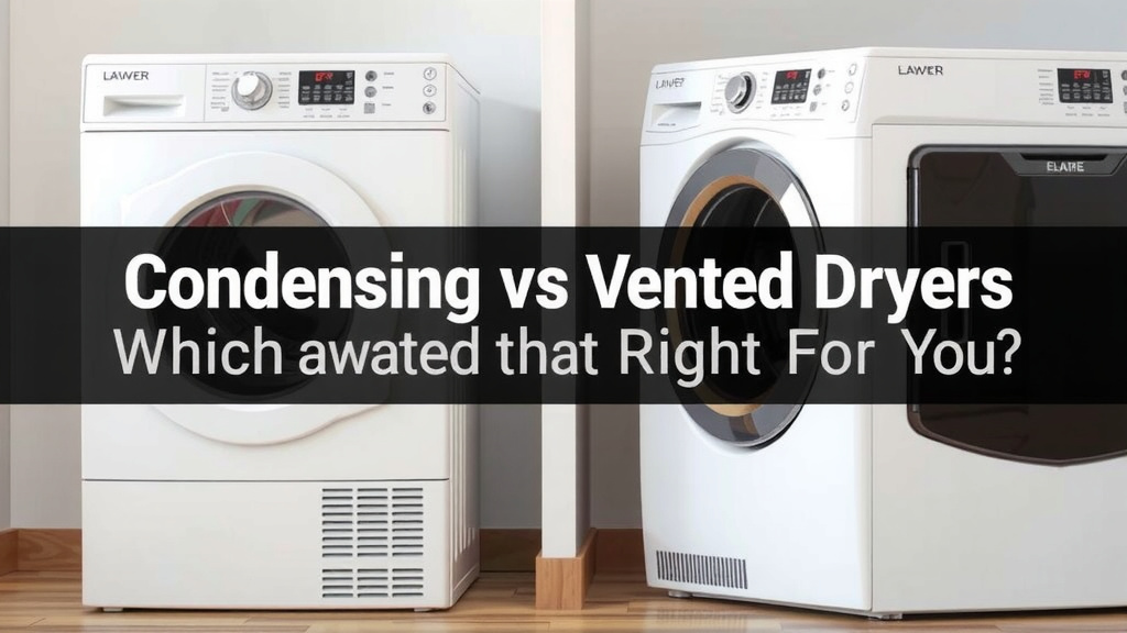 Condensing vs Vented Dryers: Which Is Right for You