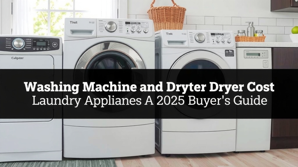 Understanding the Cost of Laundry Appliances