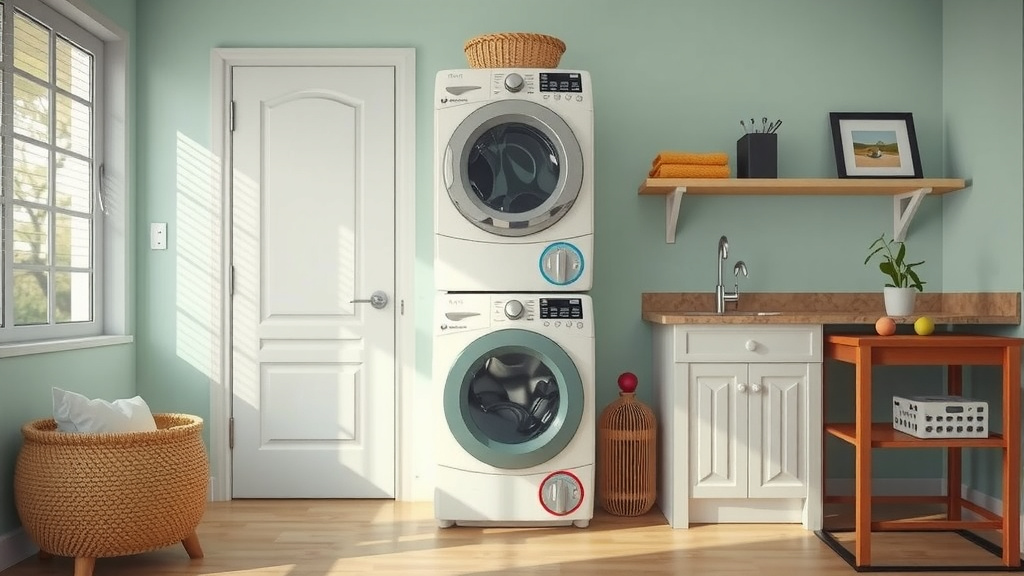 Getting Your Stacked Washer and Dryer to Stand Still