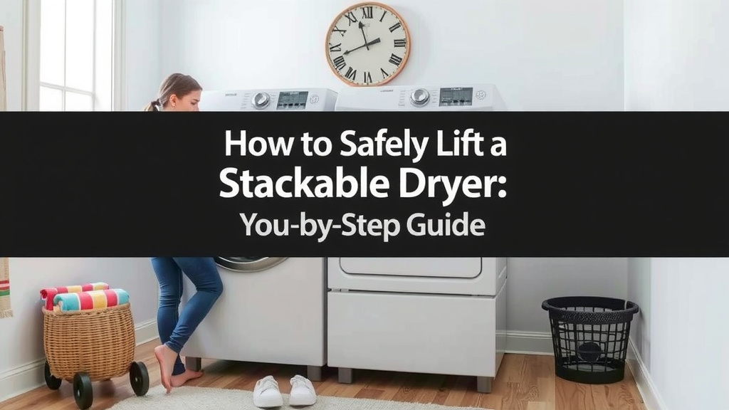 Moving Your Stackable Dryer: A Step-by-Step Guide