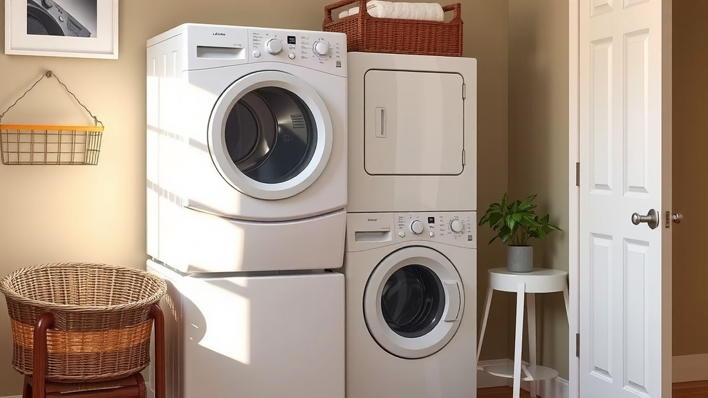 Achieving a Stacked Washer and Dryer Setup