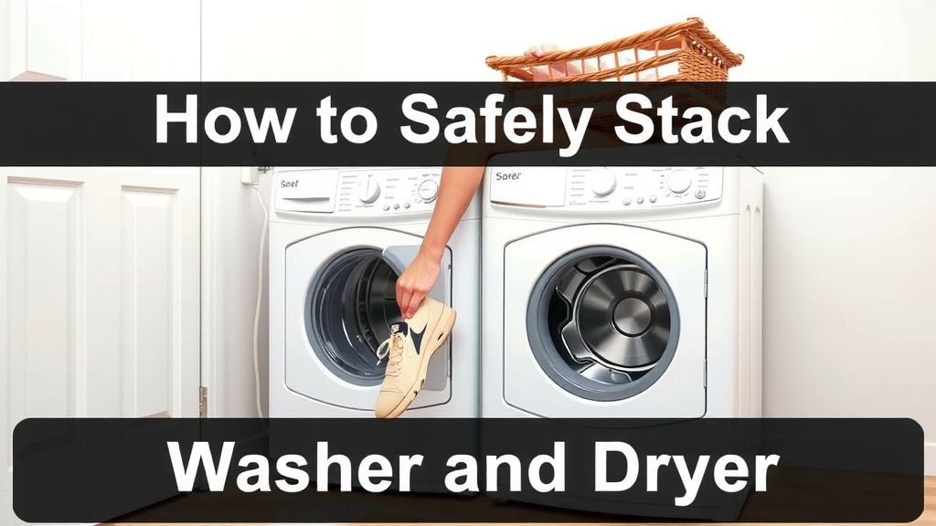 How to Safely Stack Your Washer and Dryer