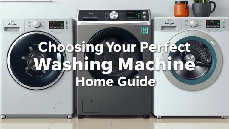 Choosing Your Perfect Washing Machine: A Home Guide
