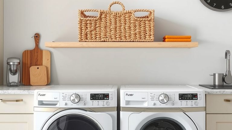 What Goes on Top of Your Stackable Washer Dryer