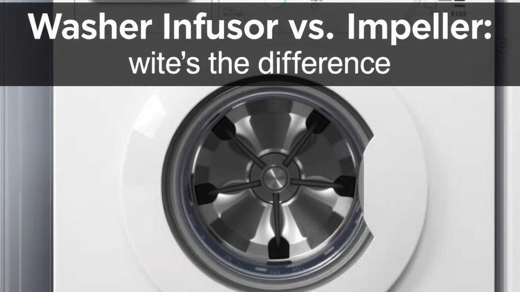 Understanding Your Washing Machine's Cleaning Action: Infuser vs. Impeller