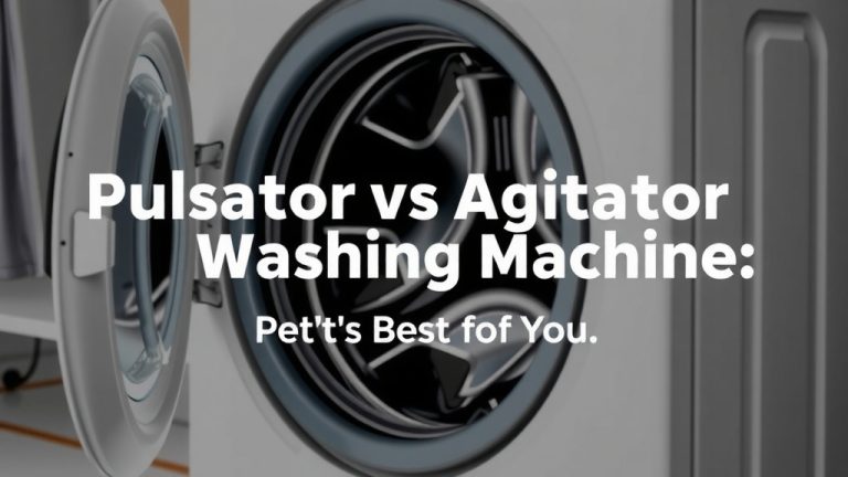 Pulsator vs Agitator Washing Machine: What's Best for You