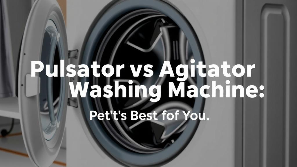 Pulsator vs Agitator Washing Machine: What's Best for You