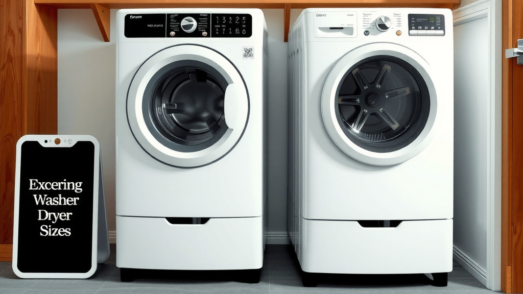 Understanding Common Washer and Dryer Sizes