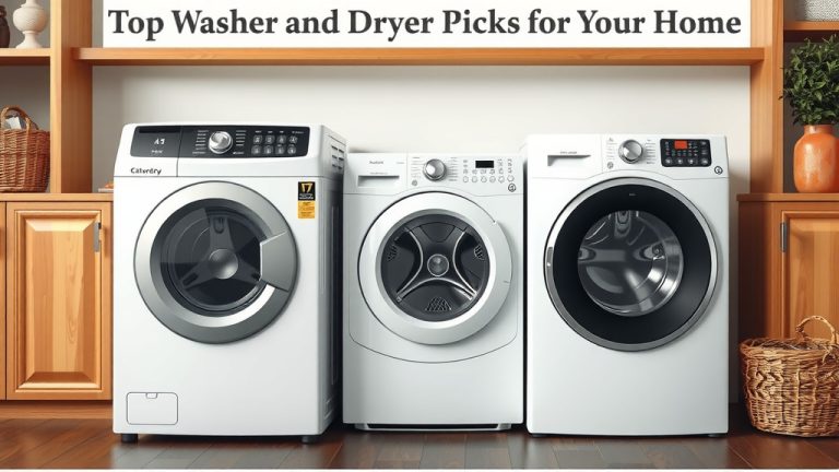 Top Washer and Dryer Picks for Your Home