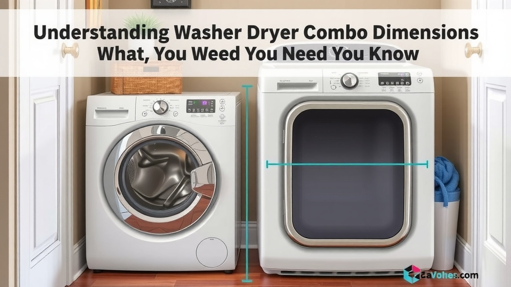 Understanding Washer Dryer Combo Sizes for Your Home