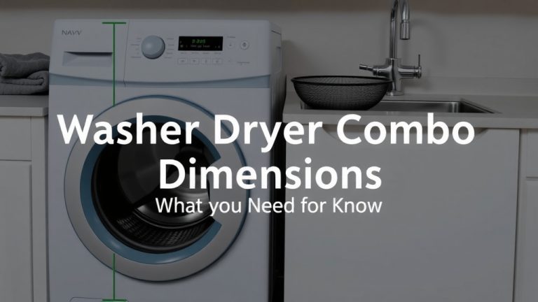 Washer Dryer Combo Dimensions: What You Need to Know