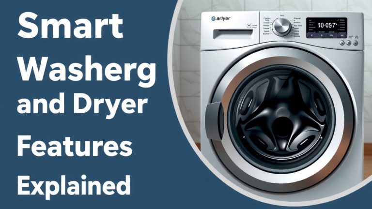 Smart Washer and Dryer Features Explained