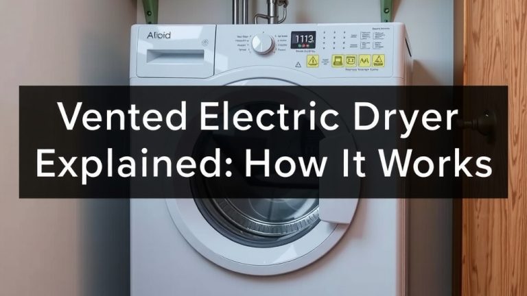 Vented Electric Dryer Explained: How It Works