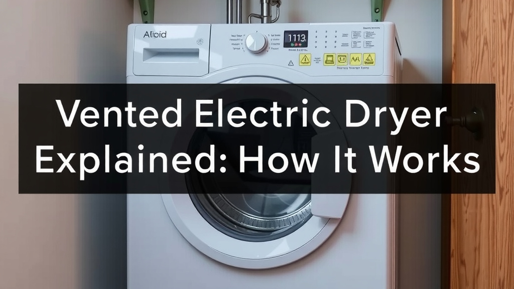 Vented Electric Dryer Explained: How It Works