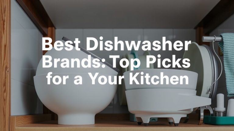 Best Dishwasher Brands: Top Picks for Your Kitchen
