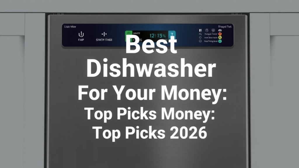 Best Dishwasher for Your Money: Top Picks 2026