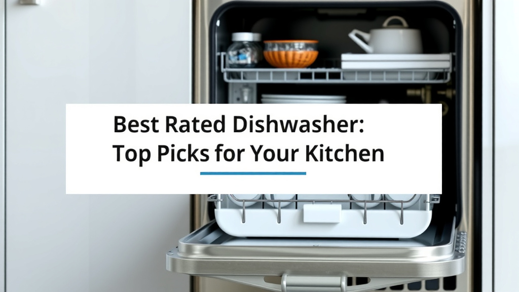 Best Rated Dishwasher: Top Picks for Your Kitchen
