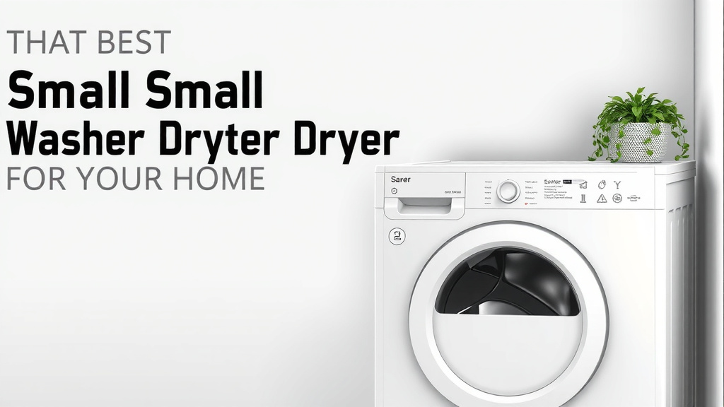 Best Small Stackable Washer Dryer for Your Home