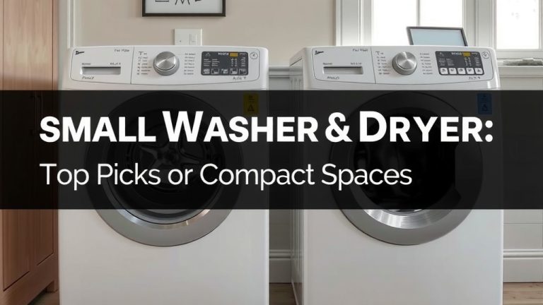 Best Small Washer Dryer: Top Picks for Compact Spaces