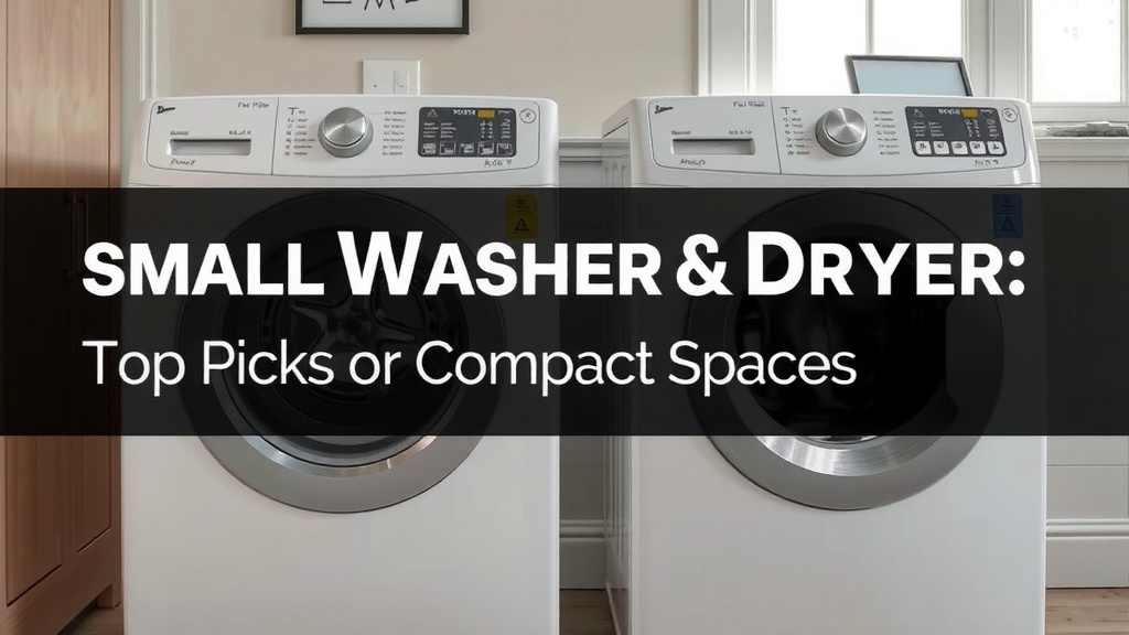 Best Small Washer Dryer: Top Picks for Compact Spaces