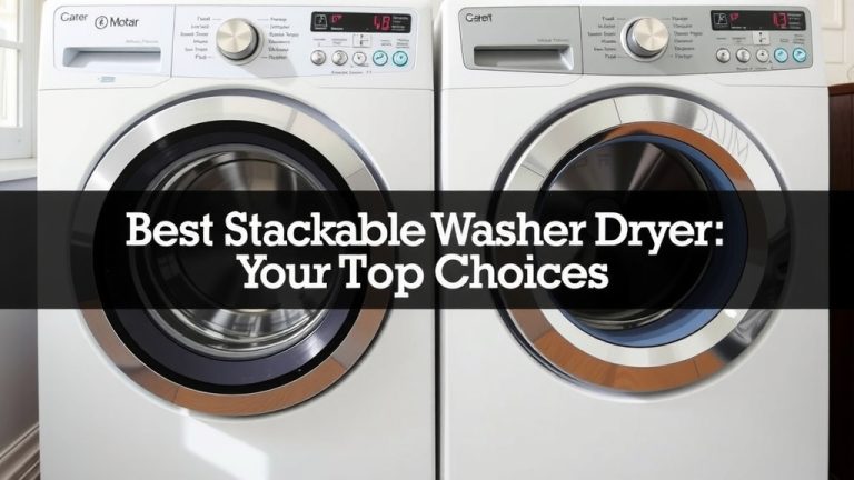 Best Stackable Washer Dryer: Your Top Choices
