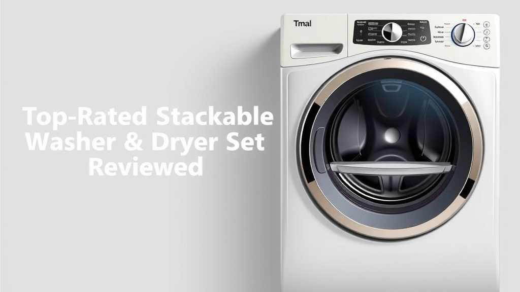 Top-Rated Stackable Washer and Dryer Sets Reviewed