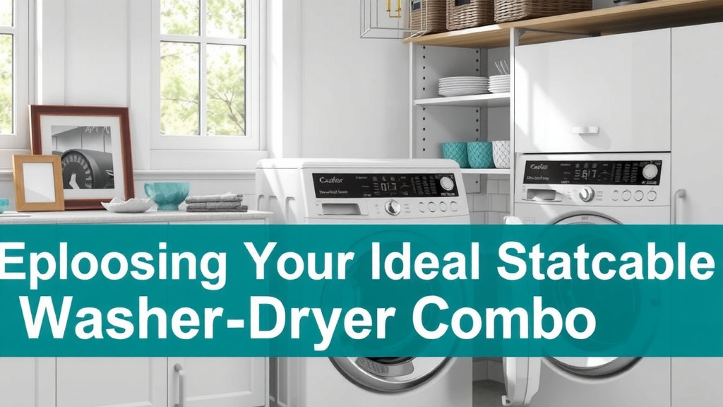 Choosing Your Ideal Stackable Washer Dryer Combo