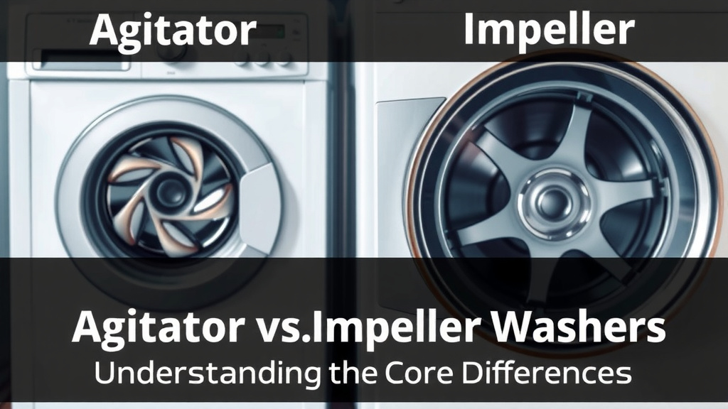 Agitator vs. Impeller Washers: Understanding the Core Differences