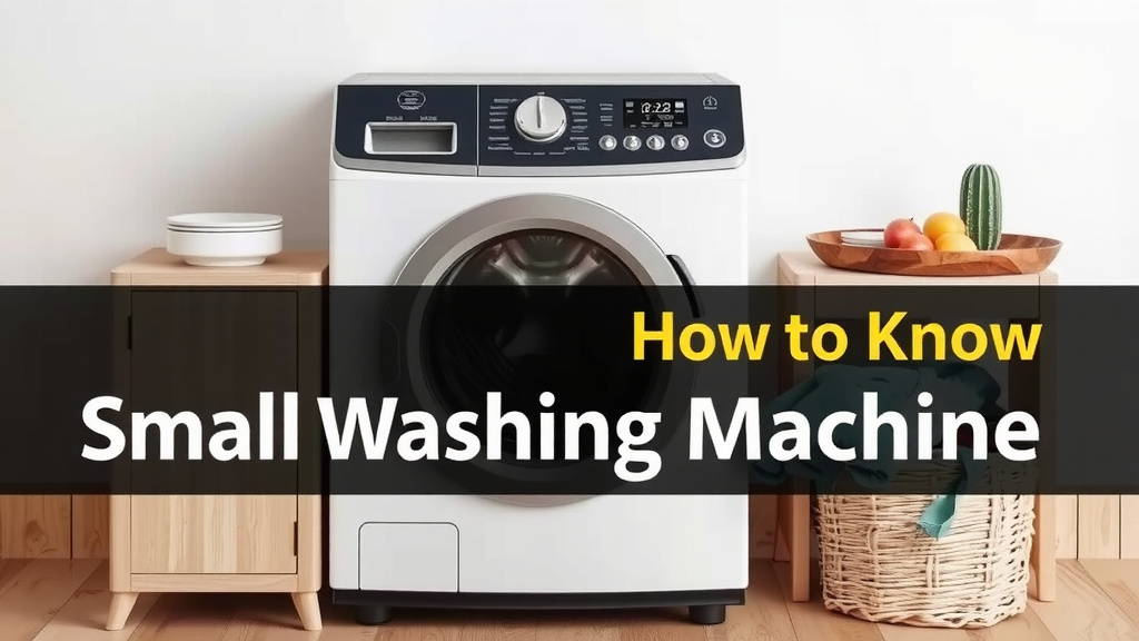 Understanding Small Washing Machine Dimensions