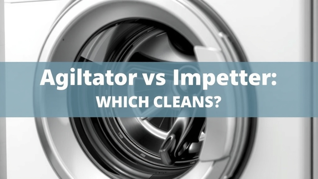 Agitator vs Impeller Washers Which Cleans Best
